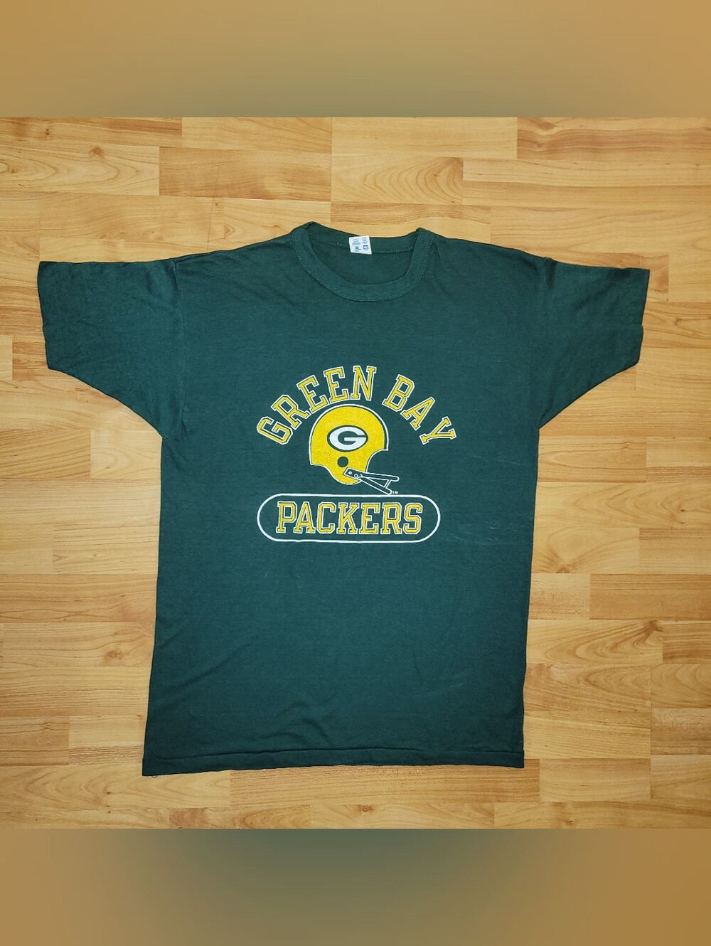 Vintage Champion Green Bay Packers Ladies XL Extra Large Green T-shirt Single